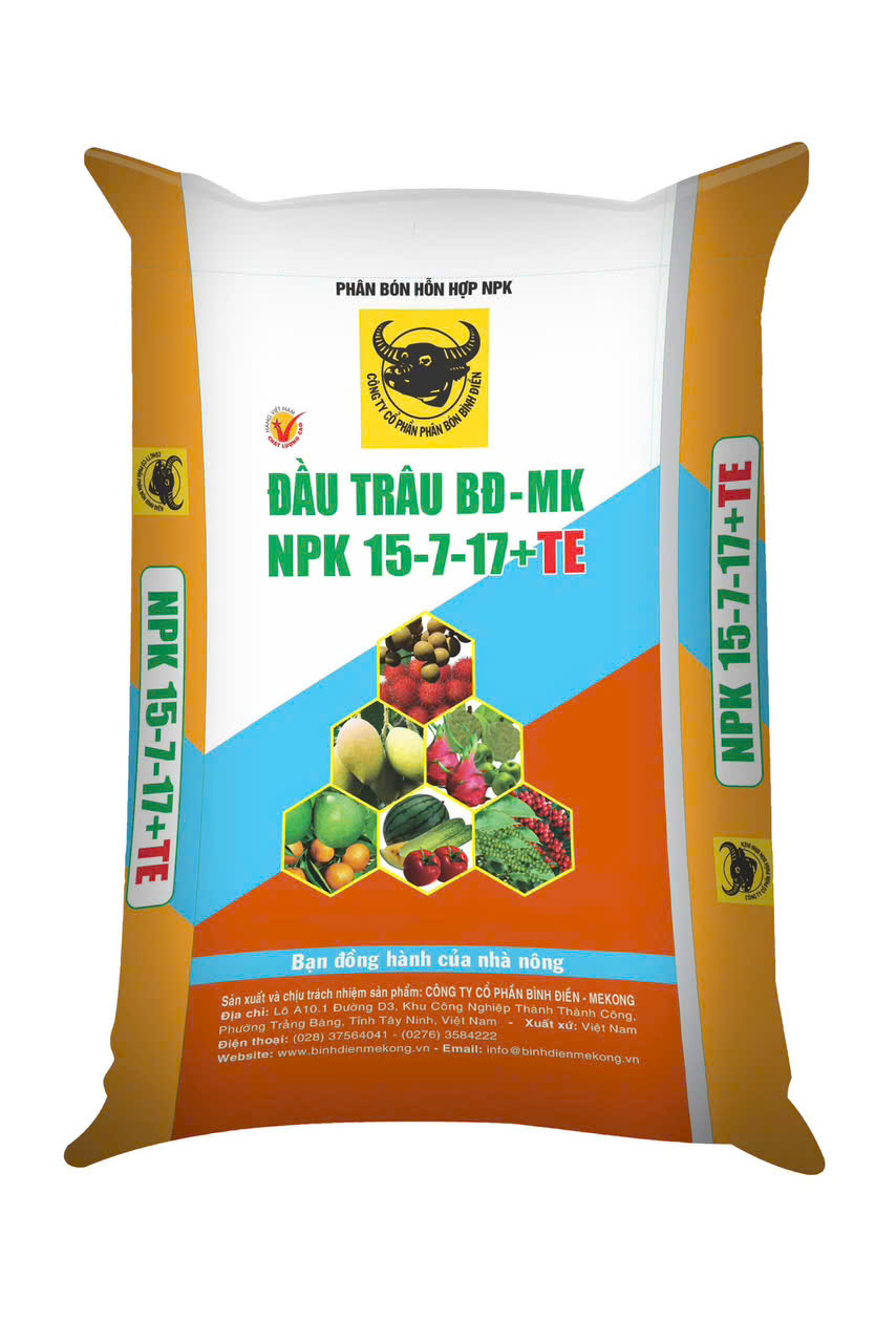 ĐẦU TRÂU BĐ-MK NPK 15-7-17+TE