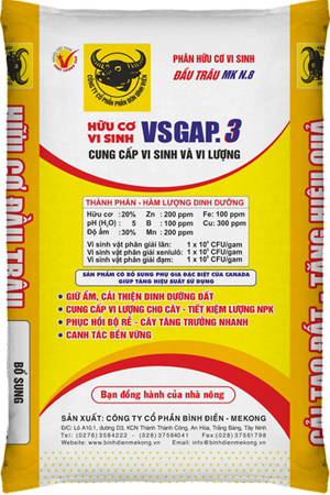 Phân hữu cơ Vi sinh VSGAP.3